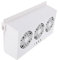 SOIMISS ventilateur de voiture ventilateur automobile refroidisseur de voiture solaire climatiseur portable pare-brise de climatisation ventilateur de climatiseur abdos blanche