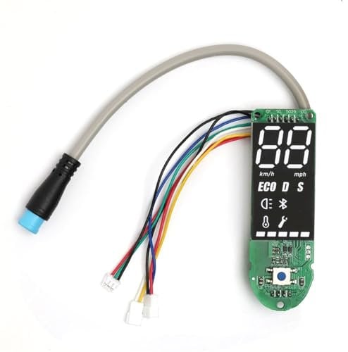 MEXWLOP Tablero Bluetooth, for Xiaomi, M365 Pro 1S Pro 2 MI3 4Pro Scooter eléctrico con cubierta protectora piezas de reparación de actualización de pantalla Pantalla del tablero del patinete eléctric