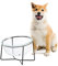 Gamelle Chien Chat - Gamelle Chien Surelevee et Inclinée avec Support - Gamelle pour Chien Moyen | Gros Chat - Bol en Verre pour Eau et Nourriture - 1000 ML
