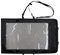 WEQTS Étui étanche pour carte de randonnée avec fenêtre transparente et cordon - Étui en plastique transparent pour documents de camping et appareils électroniques (noir)