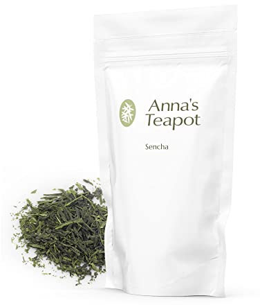Anna's Teapot Sencha Bio Grüntee - Hochwertiger Japanischer Grüner Tee Lose aus Japan - In Wiederverschließbarer Hülle - 100g