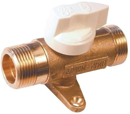 Robinet droit avec patte pour Gaz (3/4 - 20X27)