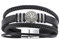 Dreamtimes Yggdrasil Mondo Albero della Vita Bracciale Uomo Bracciale in pelle multistrato intrecciato religioso Bracciali Uomo Lega Viking Cuff Bangle per Donne Uomini (Nero)