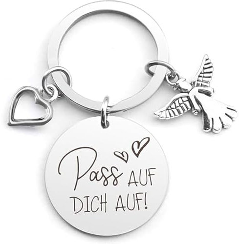 Personalisierte Schlüsselanhänger Schutzengel Schlüsselanhänger Auto Wichtelgeschenk Weihnachtsgeschenke Für Frauen Männer Weihnachtsgeschenke Geburtstag Vatertag Kleinigkeiten Geschenke Für Freundin