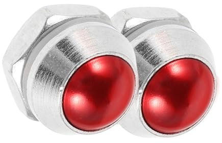 OKUMEYR 2 Piezas Válvula De Seguridad para Olla Presión De Válvula De Repuesto De Aluminio Kit De Reemplazo para Utensilios De Cocina De Escape para Uso Cocina