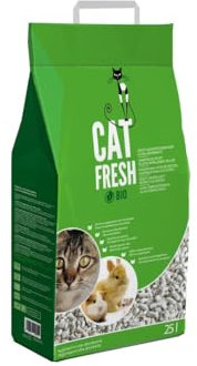 Catfresh Bio - Umweltfreundlicher Katzenstreu aus Zellulose (25L)