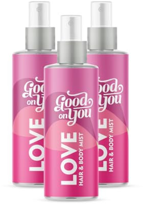 Good on you - Hair & Body Mist Love - Bodyspray - Parfüm Damen - Haarpafrüm - Body Mist für Frauen, 150 ml - 1er Pack