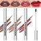 LOPHE Peel Off Lip Stain, 3x3 ml Langlebiger Tattoo Lipliner, Langanhaltender Lip Stain zum Abziehen, Wasserfeste, Matte Finish