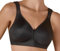 Selene Reggiseno Comfort Eloisa, Senza Ferretto, con Imbottitura e Spalline Larghe Coppa D (IT, Taglia della Coppa & Taglia della Fascia, D, 8, Nero)