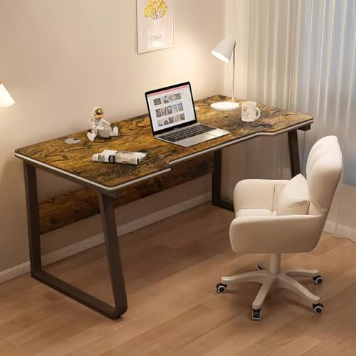 WXJHL Schreibtisch Gaming Computer Schreibtisch Studenten Kunst Modern Einfacher Stil PC Tisch Holz Arbeitsplatz für Zuhause Büro