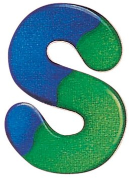 Selecta 2519 Buchstabe S, mehrfarbig