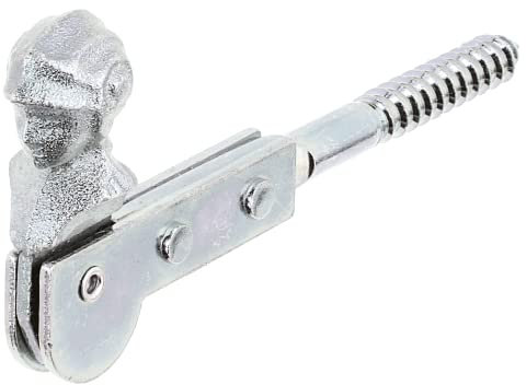Alberts 314699 Fensterladen-Feststeller | Frauenkopf, zum Einschrauben | galvanisch verzinkt, dickschichtpassiviert | 129 mm