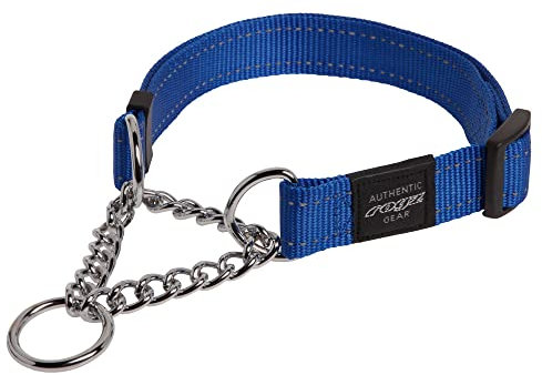 ROGZ HC05-B Utility Stop- Halsband/Lumberjack, XL, blau