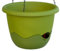 Schumm Plastia Pot de Fleur MARETA ø 25 Suspension + indicateur de Niveau d’Eau Vert Clair + Vert foncé