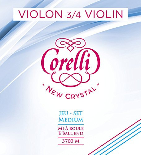 Corelli Violin Saiten Crystal 1/2 für Violinen E Stahl mit Kugel 296mm Mensur 2701M