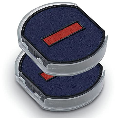 Trodat Ersatzkissen 6/46030/2 für Printy 46130, 2 Stück, blau/rot