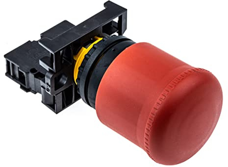 Eaton 216515 NOT-HALT/AUS-Taste, d = 38 mm, zugentriegelt, unbeleuchtet, 1 Öffner, Fronteinbau