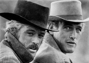 Poster Robert Redford & Paul Newman, Butch CASIDY and The Sundance Kid – A4