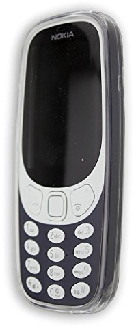 caseroxx Schutzhülle für Nokia 3310 2G (2017) in weiß-transparent – Flexibles TPU-Case aus stoßfestem Gummi, passgenaue Handy-Tasche mit Kantenschutz & rutschfestem Grip