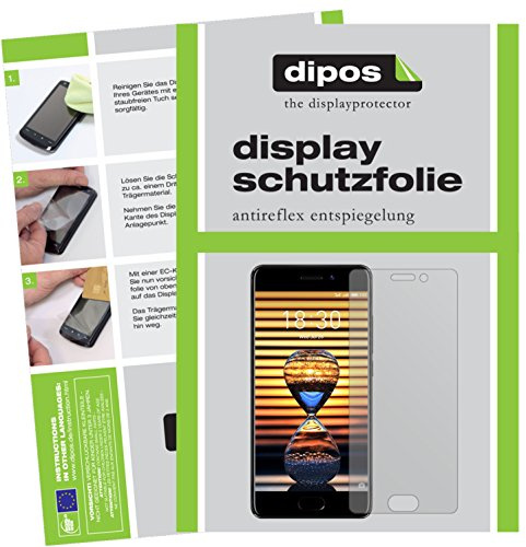 dipos I 2x Screen Protector matte compatible with Meizu Pro 7 Plus Protection Films