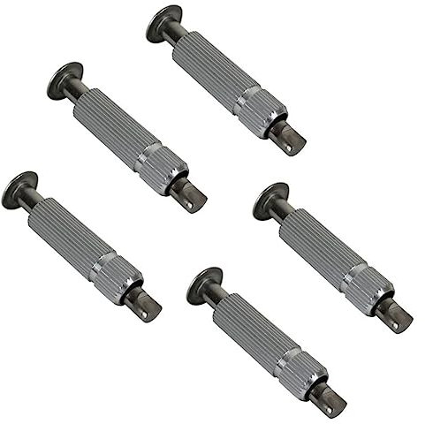 Linxor - Lot de 5 pitons Douilles escamotables en INOX Ø 12 mm
