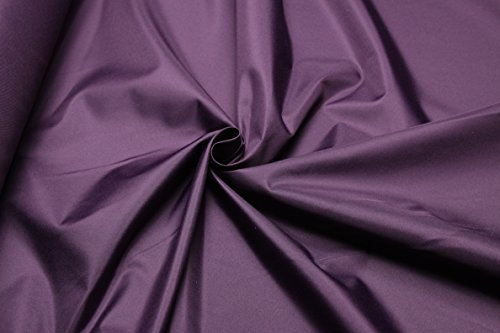 Verdunkelungsstoff Vorhangstoff 280cm Thermostoff Gardinenstoff Dekostoff Kälteschutz wärmeisolierend Thermogardine Vorhang Lichtundurchlässig Blickdicht Sonnenschutz Blackoutstoff (BX13Aubergine)