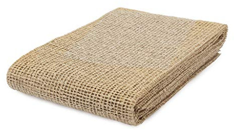 URBANARA Teppichunterlage Kuda in Gitterstruktur aus 100% Naturlatex, naturfarben, 60 x 170 cm, rutschfeste Unterlage aus umweltfreundlichen Materialien