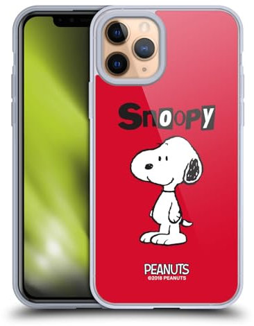 Head Case Designs Licenza Ufficiale Peanuts Snoopy Personaggi Custodia in Gel [Protezione di Grado Militare] Compatibile con Apple iPhone 11 PRO E Compatibile con MagSafe