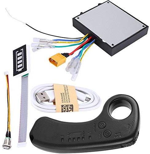 Elektro Skateboard ESC Kit, 430W 36V Dual Drive Elektro Longboard Ersatz Control Mainboard Brushless Motor mit Fernbedienung, LED-Anzeige, 4 verschiedene Geschwindigkeitsmodi für DIY Skateboard