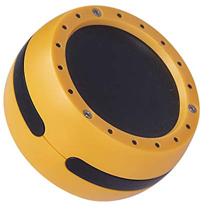 Halilit Hi-Lo Hand Shaker. Hand Percussion Musical Instrument. Percussionists of All Levels. Teens & Adults. Durable Easy Grip (Yellow)