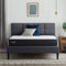LUCID King (150 x 200 cm) Gel-Memory-Foam 20-cm-Matratze – mittleres Gefühl – Gel-Infusion – atmungsaktiver Bezug – Bett in Einer Box – gerollte Matratze – 1,5 m x 6 ft 6 x 20,3 cm – konformender
