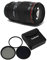 KamKorda Lens Filter Kit 67mm + EF 100mm f/2.8L Macro IS USM Camera Lens, Aperture Range: f/2.8 to f/32, Super Spectra Coating, Focus Range Limiter + 2 Year Warranty