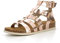 KICKERS Femme Alexa Sandale Plate, Rose Or, 37 EU