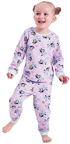 Bluey Mädchen-Schlafanzug, fliederfarben, Nachtwäsche, Bluey Flieder, 5-6 Years