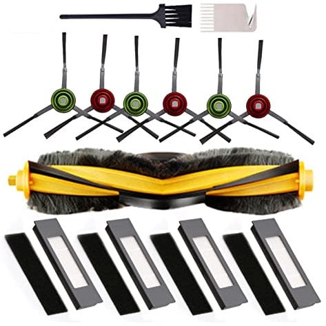 MGRAS Filter Side Brush Roller Brush Cleaning Brush Fit For Ecovacs Deebot OZMO 920 950 T5 T8 T9 Robot Vacuum Cleaner Household Sweeper Hoover parts and accessories