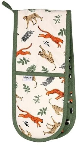 Leopard Print Double Oven Gloves