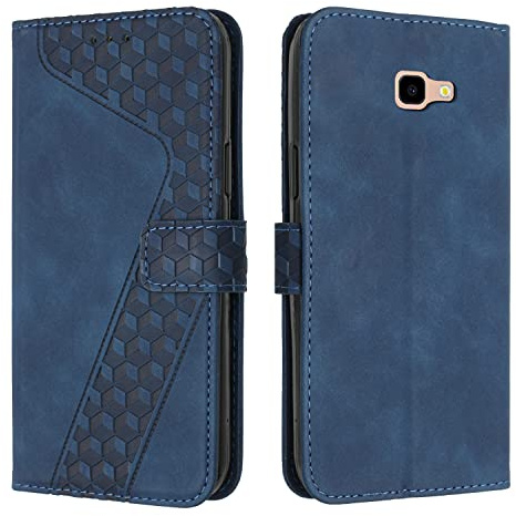 OKZone Kompatibel mit Samsung Galaxy A3 2017/A320 Hülle, Handyhülle Samsung A3 2017/A320, PU Leder Tasche Wallet Schutzhülle Flip Cover Klappbar Brieftasche Etui mit Magnet TPU Lederhülle (Blau)