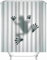 FIBITA Duschvorhang 120 x 200 cm 3D Design Frosch Antischimmel Wasserdicht Badezimmer Vorhang