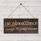 GIMIPATS Panneau en bois avec inscription « No admittance except on party business Lord Rings » 15,2 x 30,5 cm