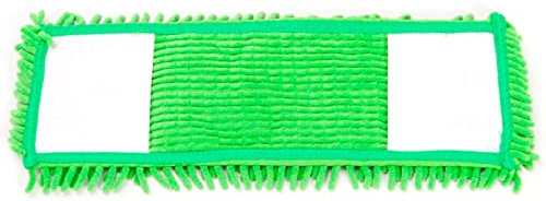 Tradineur - Recambio para mopa de microfibra, 70% poliéster + 30% poliamida, repuesto para fregona, limpieza de suelos, baldosas, baño, hogar, 45 cm, color aleatorio