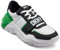 DKNY Herren Runner Mixed Media Sneaker, Grün, 42 EU