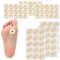 KAIAIWLUO Pansement Cors,90 pcs Cors Protecteurs Pansement Auto-adhésifs Chaussures Coussinets de Callosités en Mousse Latex Souple Anti-Friction Réduire Douleur Pied et Talon pour Callosités Orteils