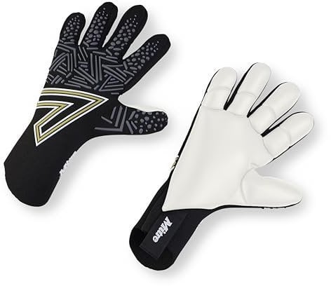 Mitre Ultimatch Guanti da portiere, ottima maneggevolezza, assorbimento degli urti, nero/bianco, taglia 11