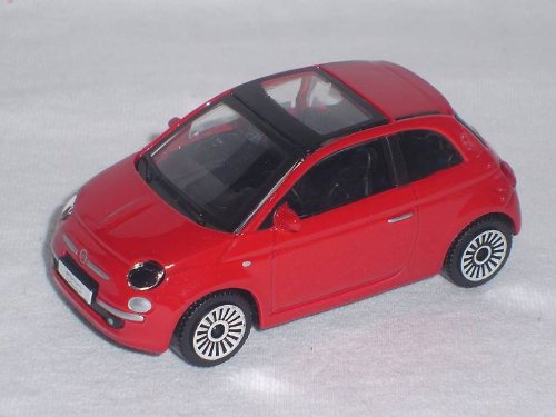 Generisch FIAT 500 Neu Nouva Rot 2009 1/43 Burago Burago Modell Auto Modellauto
