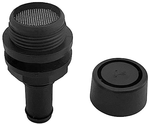 Beelooom Bilge Pump Drain Vent Hose Fitting Fuel Tank Exhaust Port Marine Fittings for Boats Marine Yacht RV Campers Truck