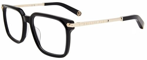 Philipp Plein Herren Vpp117m Brillenfassungen auf Rezept, grau, 54/145/18
