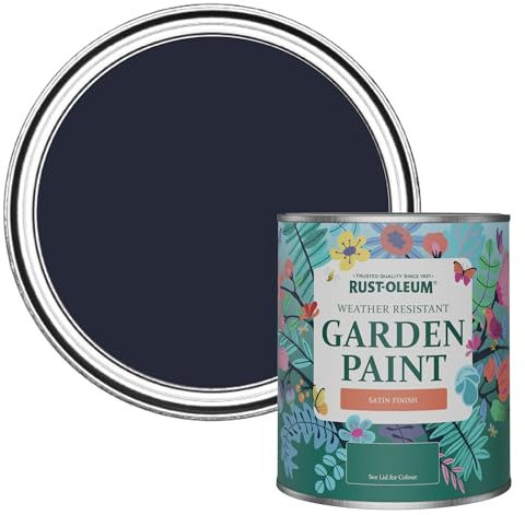 Rust-Oleum Blue Mould-Resistant Garden Paint in Satin Finish - Odyssey 750ml