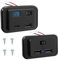 Hoembpn Dual USB Steckdose 12V Wohnmobil Ladebuchse mit LED Voltmeter und Schalter, Auto Ladegerät PD Type C und QC3.0 USB 12V/24V Schnellladung Panel für KFZ Bus LKW Marine SUV