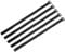 sourcing map 5Pcs Reusable Battery Tie Down Straps,0.8x20 Black Nylon Multipurpose Battery Hold Down Adjustable Cinch Strap Hook Loop Fastening Tie for Quadcopters FPV RC Drone Boat Car