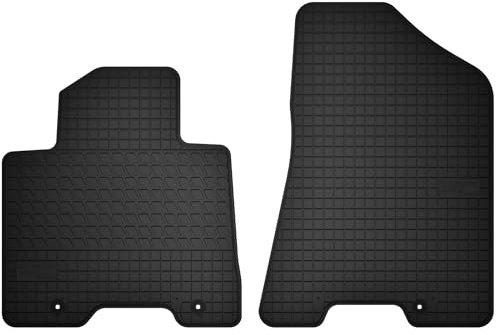 Wielganizator Automatten-Set – Passend für Hyundai Tucson III (2015-2020) – Gummimatten – Autozubehör – Auto Fußmatten – 2-teilig – Schwarz